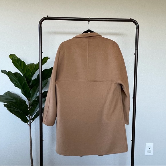 Zara Waterfall Camel Coat - Picture 2 of 7